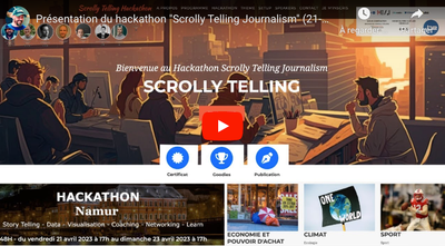 Hackathon Scrollytelling 2023