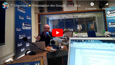 Présentation des Google Glass dans l'émission UTOPIA (RTBF)