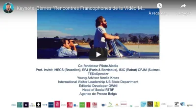 3èmes "Rencontres Francophones de la Vidéo Mobile" (Paris)