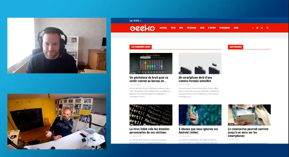 Média hi-tech 100% belge : "Geeko, c'est presque du journalisme entrepreneurial" (Etienne Froment)