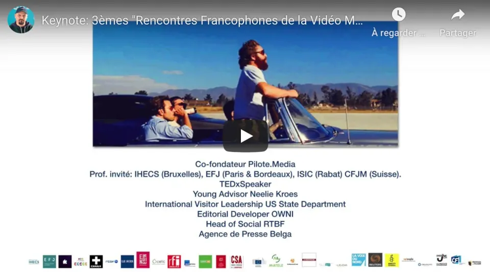 3èmes "Rencontres Francophones de la Vidéo Mobile" (Paris)