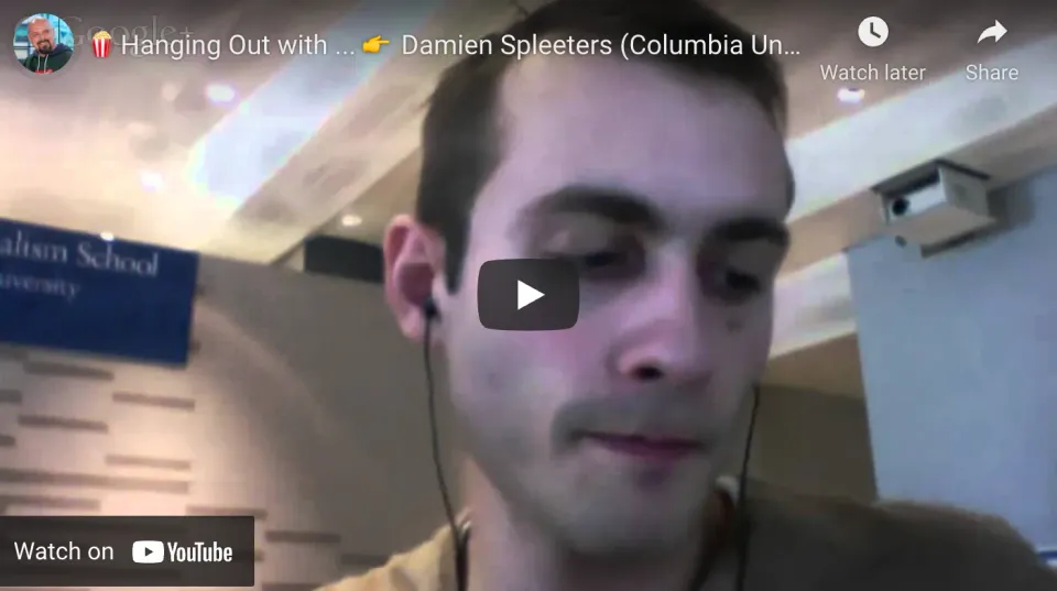 Rencontre avec Damien Spleeters (Columbia University New York)